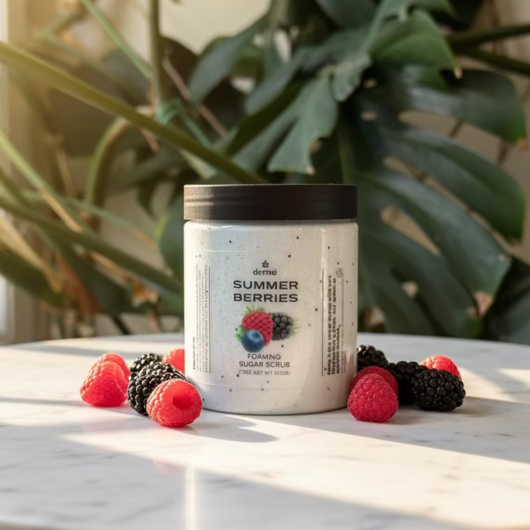 Summer Berries Foaming Sugar Scrub